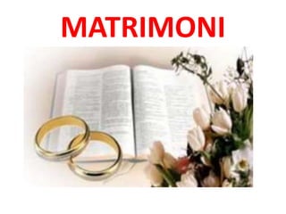 MATRIMONI
 