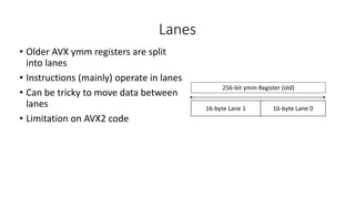 AVX512 assembly language in FFmpeg | PPTX