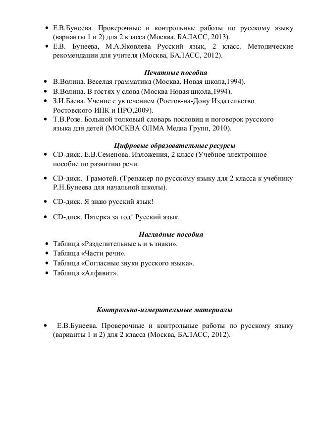 Календарно-тематическое Планирование По Русскому Языку 4 Класс ...