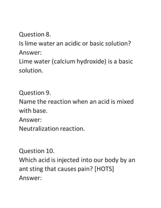 ACIDS BASES AND SALTS EXTRA QUESTION | DOCX