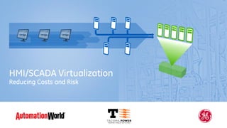 HMI/SCADA Virtualization
Reducing Costs and Risk
 