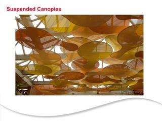15
Suspended Canopies
 
