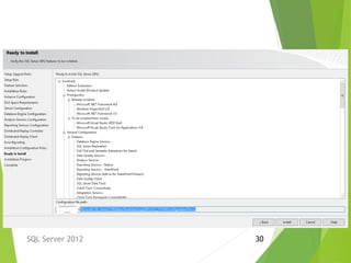 SQL Server 2012 30
 