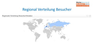 Regional Verteilung Besucher
 