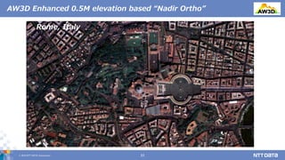 © 2019 NTT DATA Corporation 23
AW3D Enhanced 0.5M elevation based “Nadir Ortho”
Rome, Italy
 