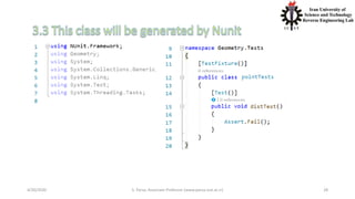 4/20/2020 S. Parsa, Associate Professor (www.parsa.iust.ac.ir) 28
 