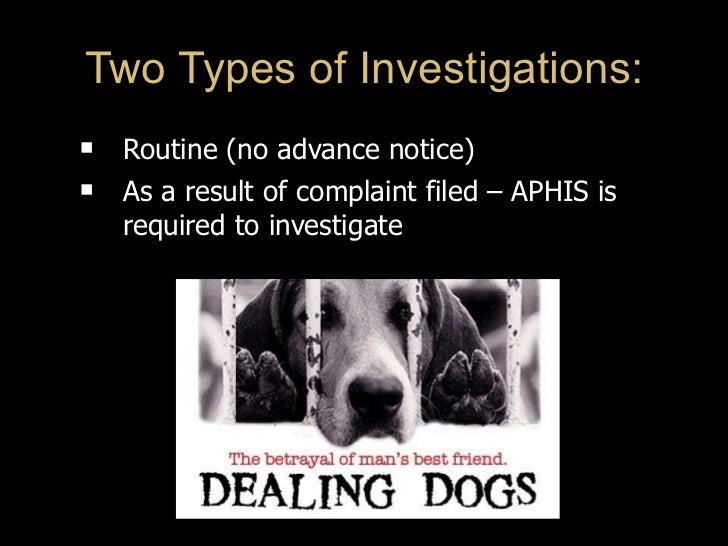 The Animal Welfare Act