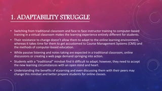 problems of students in online learning | PPTX