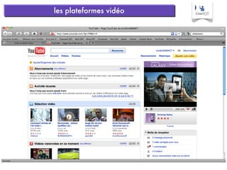 les plateformes vidéo 