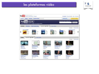 les plateformes vidéo 