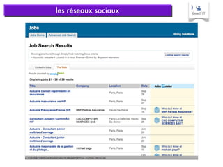 les réseaux sociaux 