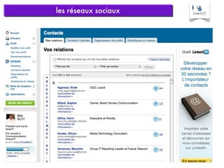 les réseaux sociaux 