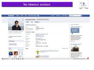 les réseaux sociaux 