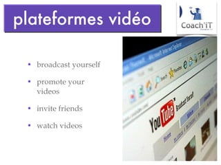 broadcast yourself promote your videos invite friends watch videos plateformes vidéo 