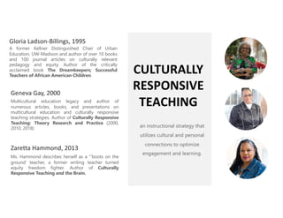 AWAKEN: Culturally Responsive Teaching Strategies for ONLINE Learning | PDF