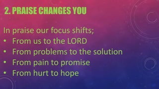 Awaken the power of Praise in the Life of the Believers | PPTX