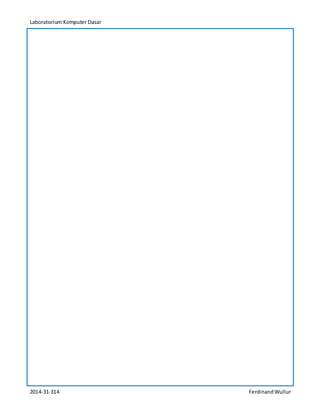 Labkom Vector contoh cover laporan labkom stt pln | DOCX