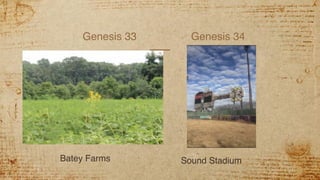 Genesis 33
Batey Farms Sound Stadium
Genesis 34
 