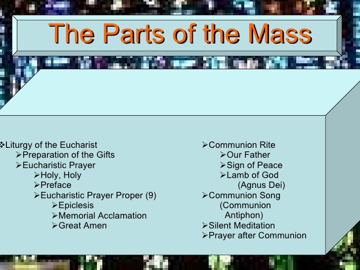 A Walk Through The Mass