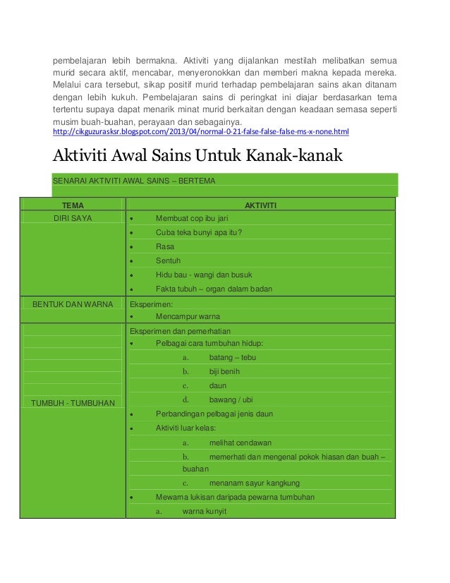 Awal Sains