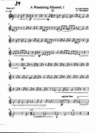 A Wandering Minstrel, i