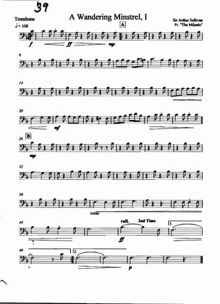 A Wandering Minstrel, i