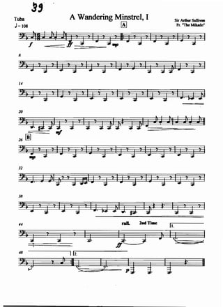 A Wandering Minstrel, i