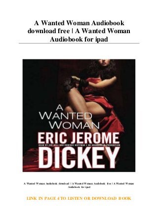 A Wanted Woman Audiobook
download free | A Wanted Woman
Audiobook for ipad
A Wanted Woman Audiobook download | A Wanted Woman Audiobook free | A Wanted Woman
Audiobook for ipad
LINK IN PAGE 4 TO LISTEN OR DOWNLOAD BOOK
 