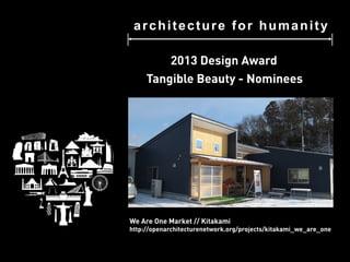 2013 Design 2013 Architecture for Humanity Design Awards | PDF
