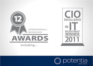 Potentia's Internationally Recognised Awards