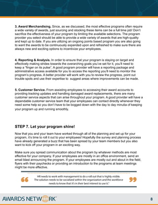 Program With Awarding Awards Network Award Program Planning Guide | PDF