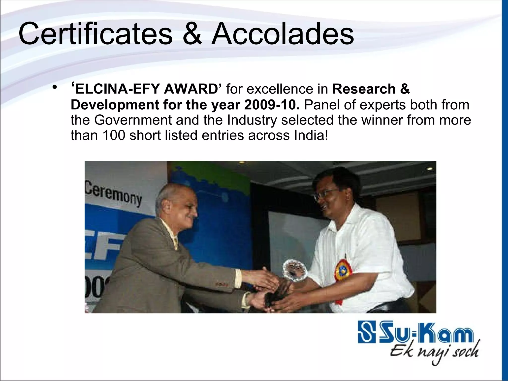 ELCINA-EFY Award