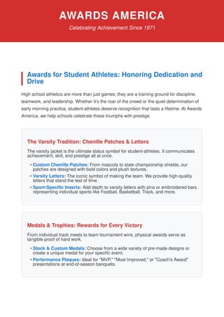 Sports Dedication Example Athletic Excellence: A Guide to Honoring Student Dedication and Drive | PDF