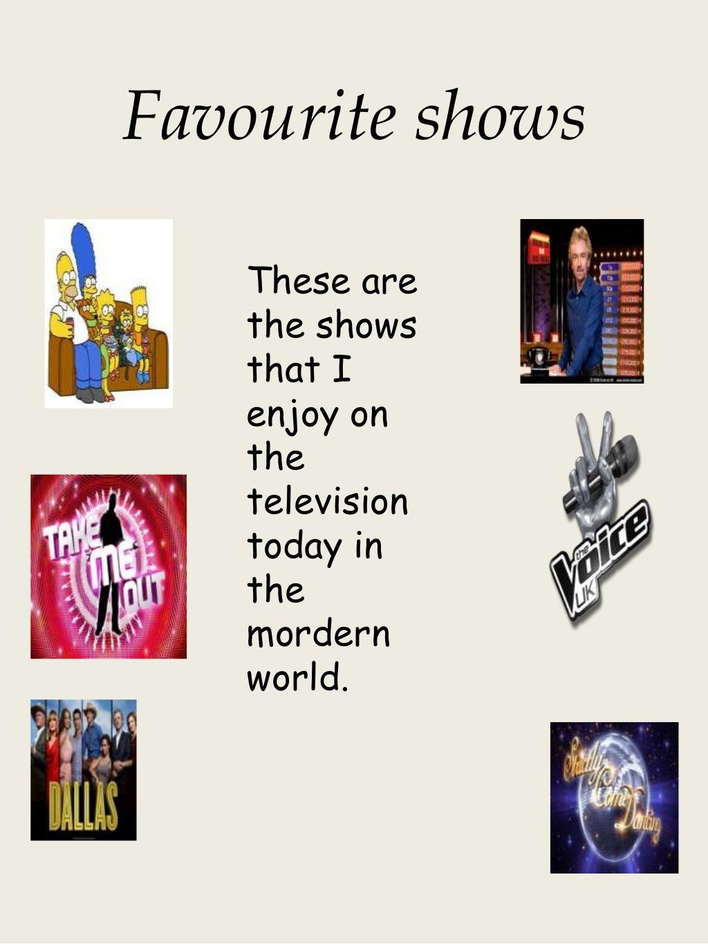 Awards & television shows
