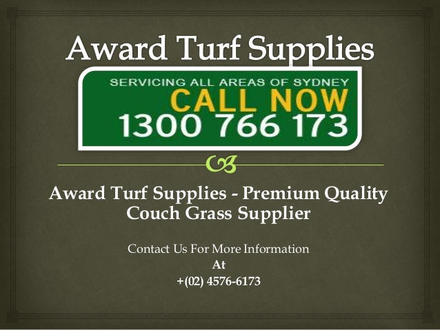 Award Turf Supplies Premium Quality Couch Grass Supplier