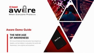 Aware Demo Guide For Cyber Security program | PPTX