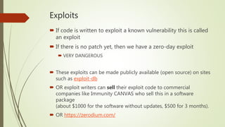 OpenTechTalks: Ethical hacking with Kali Linux (Tijl Deneut, UGent) | PPTX
