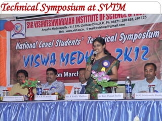Technical Symposium at SVTM
 