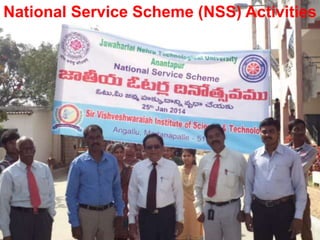 National Service Scheme (NSS) Activities
 