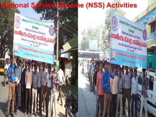 National Service Scheme (NSS) Activities
 