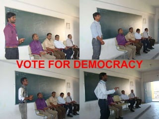 VOTE FOR DEMOCRACY
 