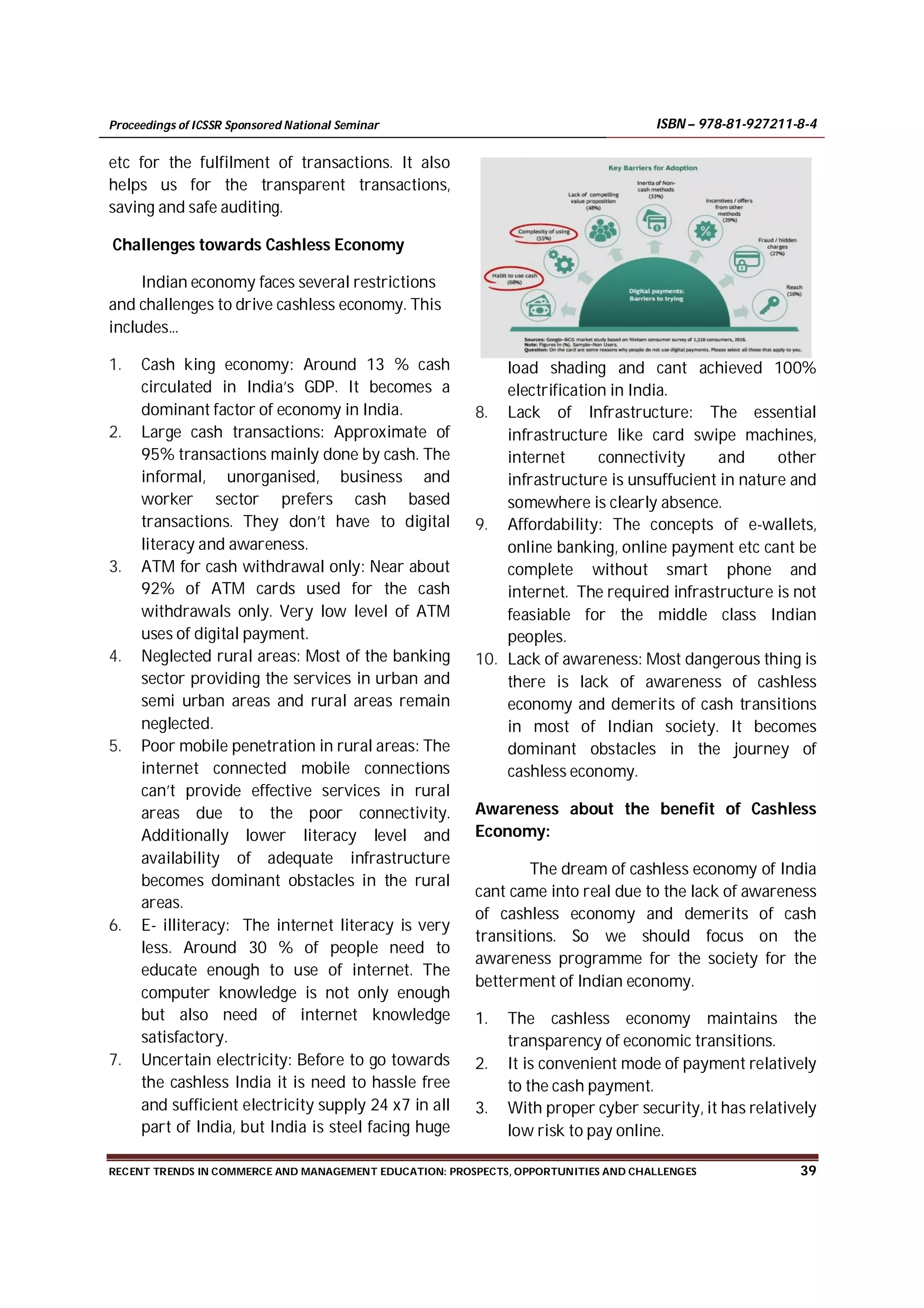CREATING AWARENESS FOR THE CASHLESS ECONOMY OF INDIA | PDF