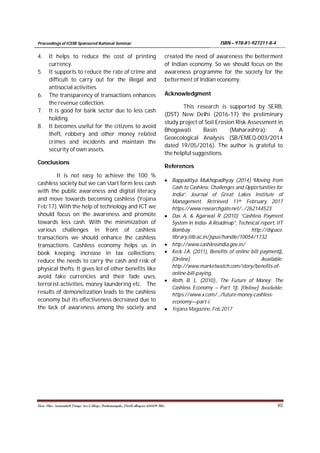 CREATING AWARENESS FOR THE CASHLESS ECONOMY OF INDIA | PDF