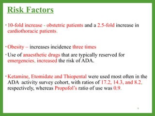 Anesthesia Levels Risk AWARENESS IN GENERAL ANAESdTHESIA-1.pptx