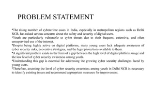 Awareness of cybersecurity among youth in delhi NCR.pptx