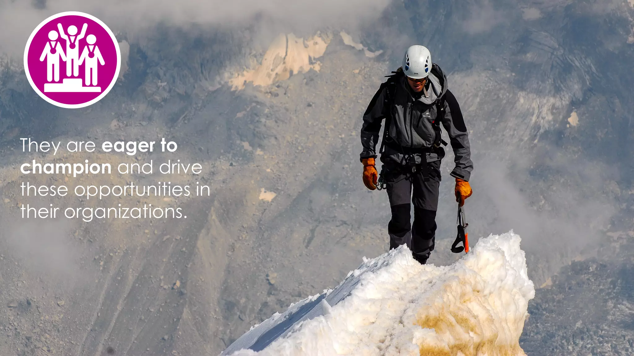 favoriot
They are eager to
champion and drive
these opportunities in
their organizations.
 