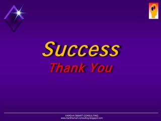 HARD-Hi SMART CONSULTING 
www.hardhismart-consulting.blogspot.comSuccessThank You  