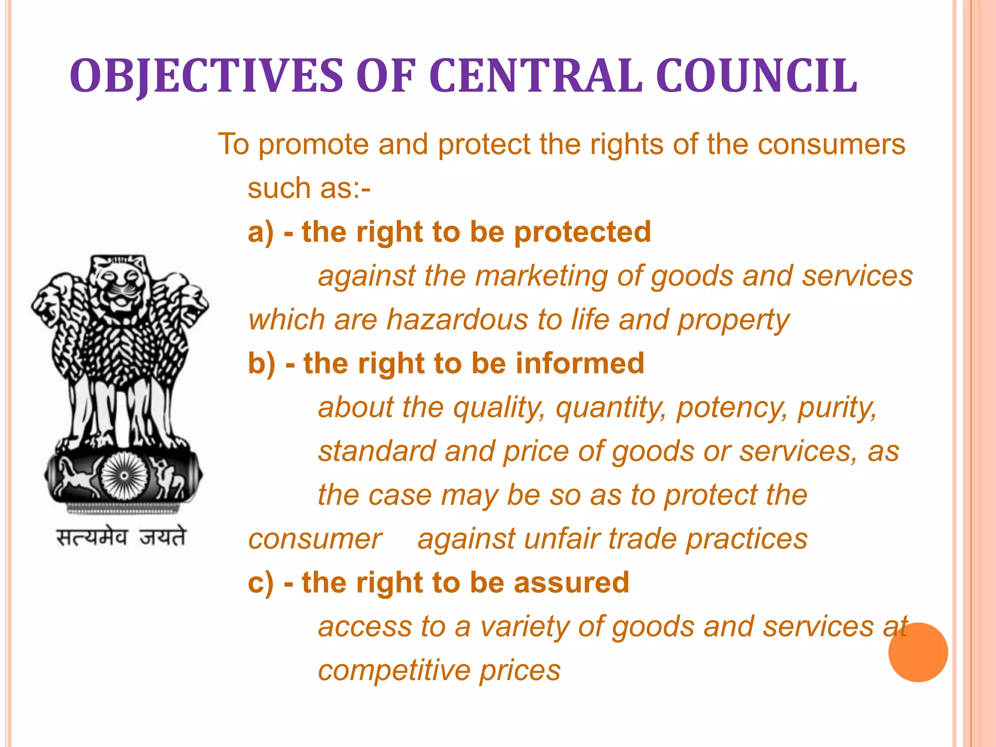 Awareness on consumer rights | PPTX | Chemistry | Science