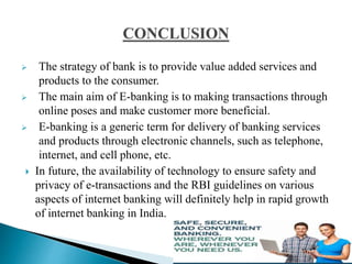 Awareness on e banking | PPTX
