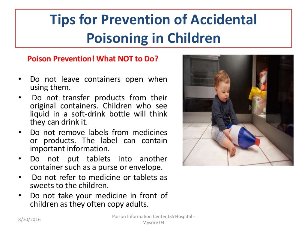 FIRST AID MEASURES IN POISONING
